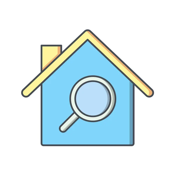 Immobilien Symbol Vektor Illustration — Stockvektor