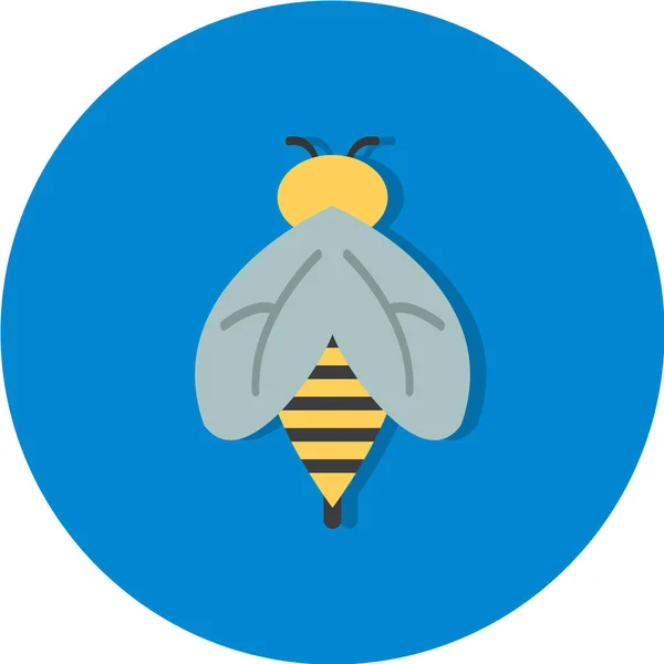Бджола Веб Іконка Векторні Ілюстрації — стоковий вектор