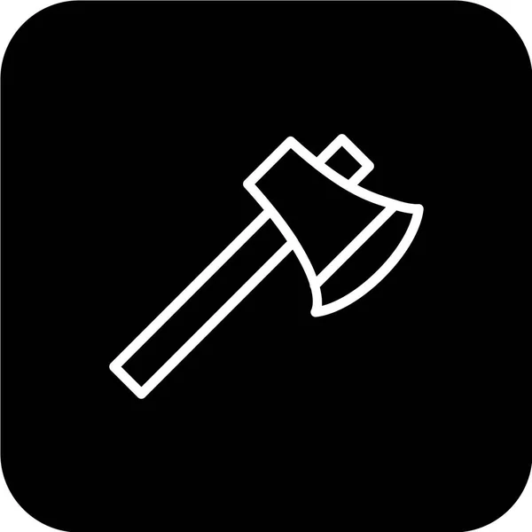 Axe Icon Vector Illustration — Stock Vector