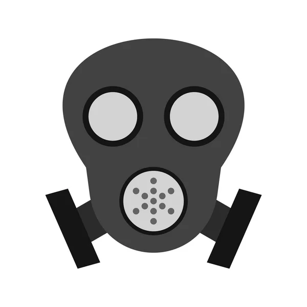 Gas Mask Icon Trendy Style Isolated Background — Stock Vector