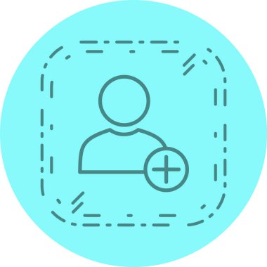 Kullanıcı Simgesi Stili İzole Arkaplan Ekle