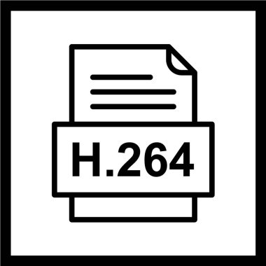 dosya biçimi simgesi, vektör illüstrasyonu