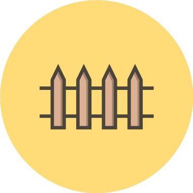 çit ağ ikonu vektör illüstrasyonu 