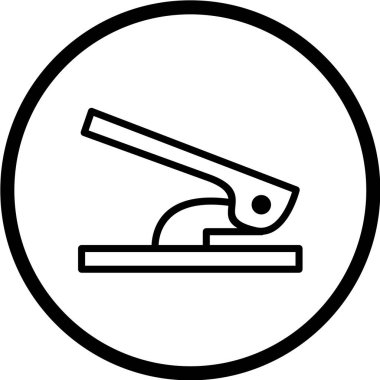 Modern oto tamir simgesinin vektör illüstrasyonu