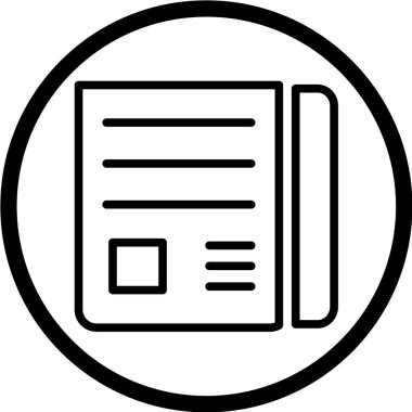 kitap düz vektör simgesi