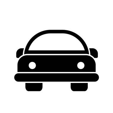 araba simgesi vektör illüstrasyonu