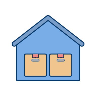 Ev ikonu. düz dizayn