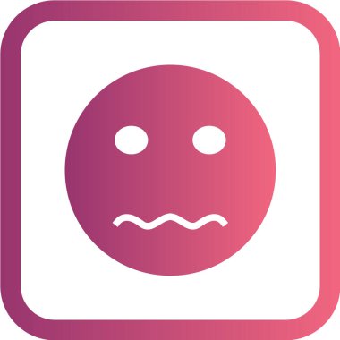 Gülümseme simgesi, vektör illüstrasyonu