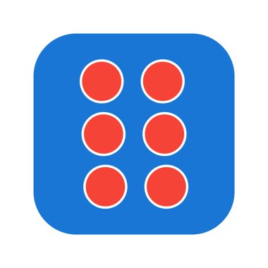 Zar Altı Simgesi Stili İzole Arkaplan