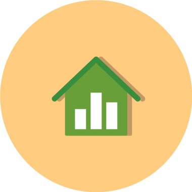 ev ikonu. vektör illüstrasyonu