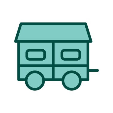 Mobil Ev Simgesi Moda Biçimli İzole Arkaplan