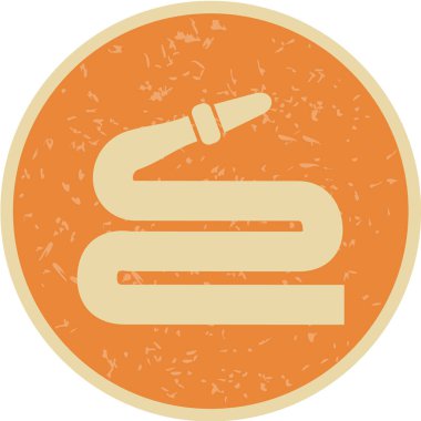 Hortum tipi web simgesi vektör illüstrasyonu 