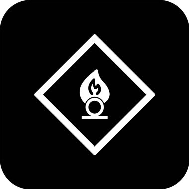 Yol simgesi, vektör illüstrasyonu