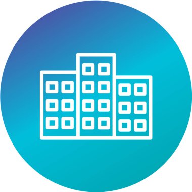 Emlak simgesi vektör illüstrasyonu