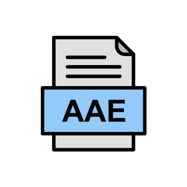 dosya biçimi simgesi, vektör illüstrasyonu