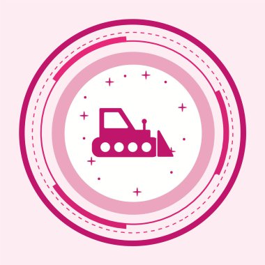 Modern oto tamir simgesinin vektör illüstrasyonu