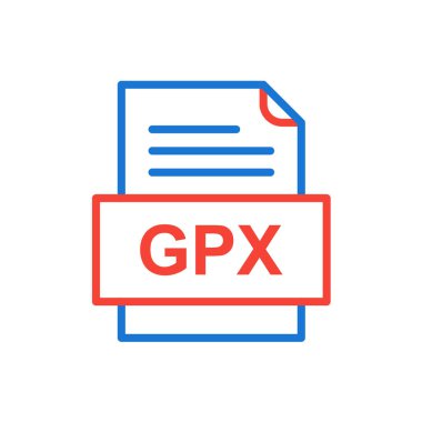 dosya biçimi simgesi, vektör illüstrasyonu