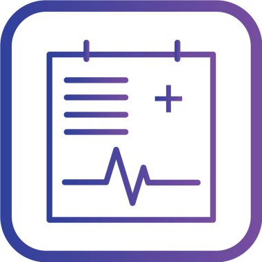 Beyaz arkaplanda tıbbi simge