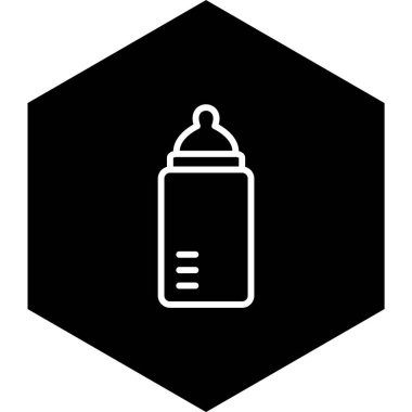 Bebek Besleyici Simgesi Moda Tarzı İzole Arkaplan