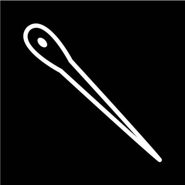 Modern fırça simgesinin vektör illüstrasyonu