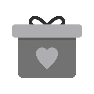 Gift Simgesi Moda Biçiminde İzole Arkaplan