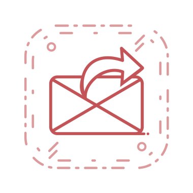 zarf simgesi, vektör çizimi