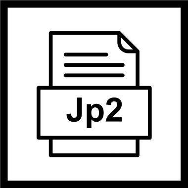 dosya biçimi simgesi, vektör illüstrasyonu