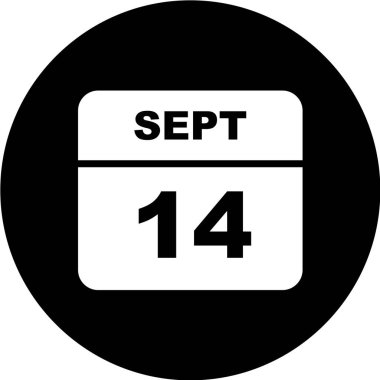 Takvim simgesinin vektör illüstrasyonu 