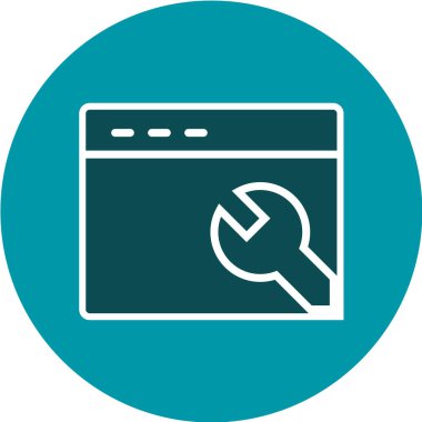 Web tasarım vektörü simgesi