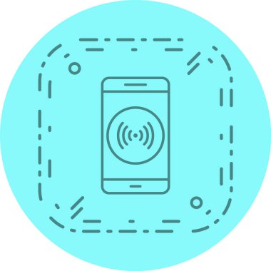 Hareketli Mobil Uygulama Simgesi Moda Biçimli İzole Arkaplan