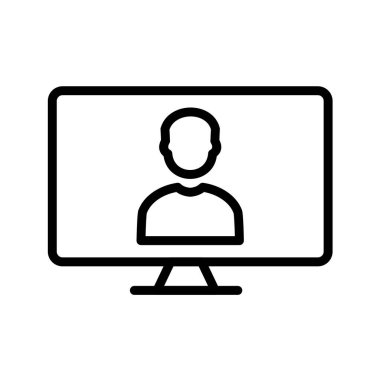 İş vektörü illüstrasyonu beyaz arkaplanda izole edildi 