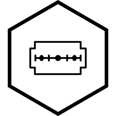 Bıçak Simgesi Moda Biçimi İzole Arkaplan