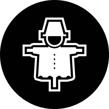  Korku Kargası Simgesi Moda Biçiminde İzole Arkaplan