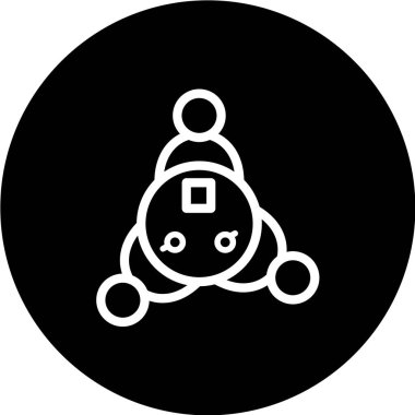 minimalist vektör illüstrasyonu, uygulama simgesi