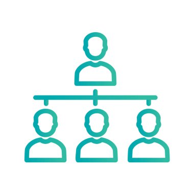 İş vektörü illüstrasyonu beyaz arkaplanda izole edildi 