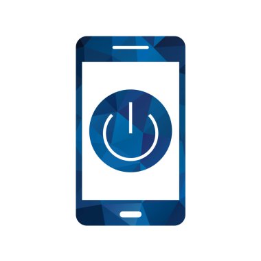 Smartphone Simgesi, vektör illüstrasyonu