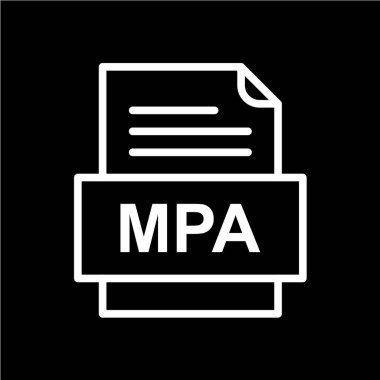 dosya biçimi simgesi, vektör illüstrasyonu