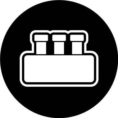 Modern b 'nin vektör illüstrasyonu banka simgesinden yoksun