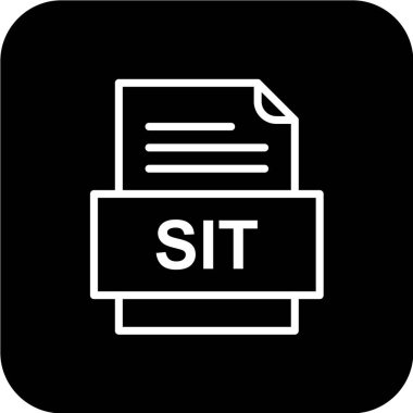 el çizimi vektör illüstrasyonlu düz tasarım simgesi