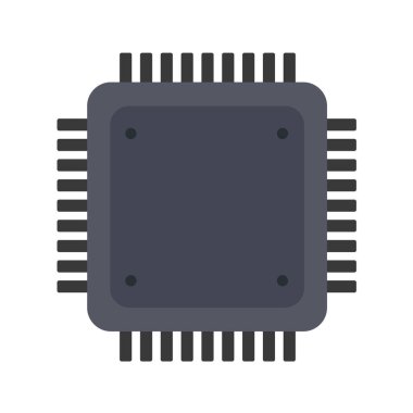 Multimedya düz simgesi beyaz arkaplanda izole edildi