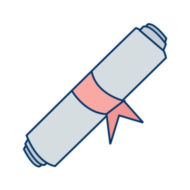 İzole edilmiş tek bir beyzbol ikonunun vektör çizimi