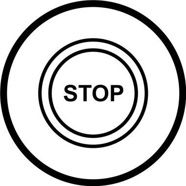 Yol simgesi, vektör illüstrasyonu