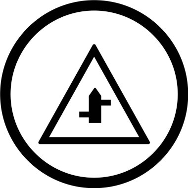 Yol simgesi, vektör illüstrasyonu