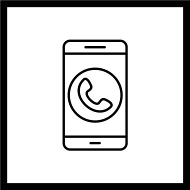 Akıllı telefon simgesi. vektör illüstrasyonu