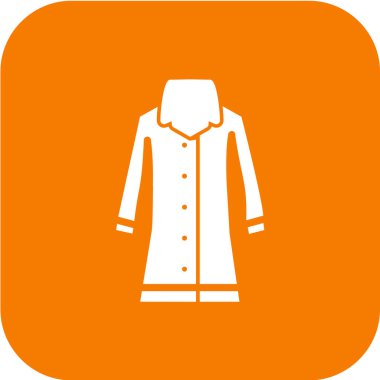 Erkek gömleği simgesinin vektör illüstrasyonu