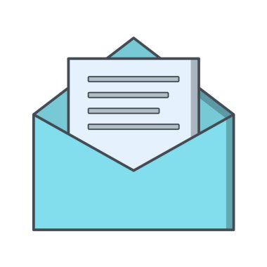 Multimedya düz simgesi beyaz arkaplanda izole edildi