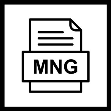 dosya biçimi simgesi, vektör illüstrasyonu