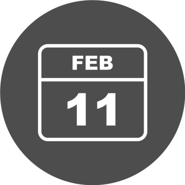 Tarih için takvimi olan illüstrasyon