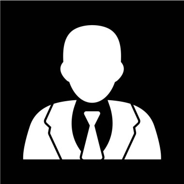 kullanıcı simgesi, vektör illüstrasyonu. düz tasarım biçimi