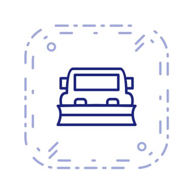 Araba tabelası simgesi. vektör illüstrasyonu 